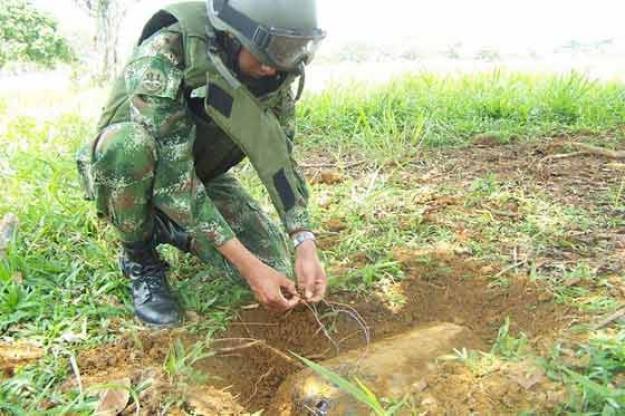 Cinco municipios en Valle se encuentran libres de sospecha de minas antipersonal