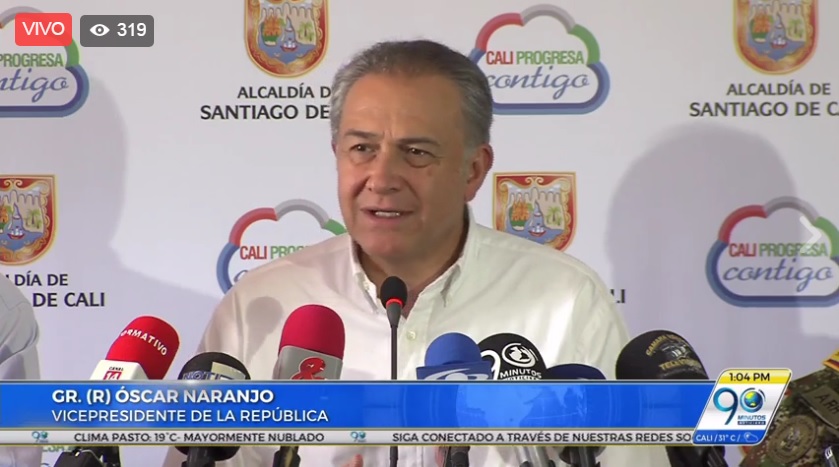 Vicepresidente presenciará partido de fútbol entre expandilleros de Cali