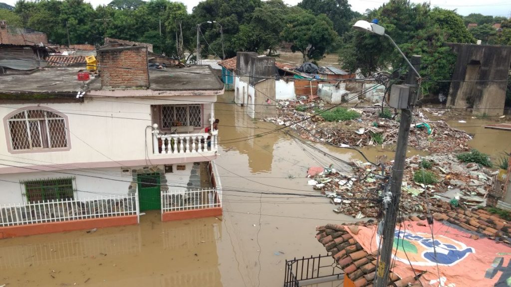 En imágenes: Creciente del río Cauca a su paso por Juanchito