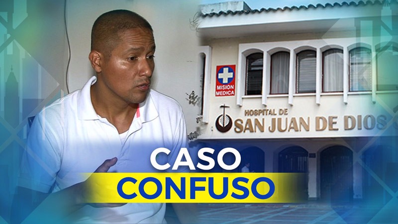Hombre denuncia mal procedimiento médico en el San Juan de Dios