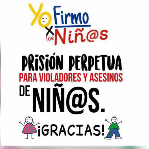 Recolectan en Cali firmas para cadena perpetua contra violadores de niños