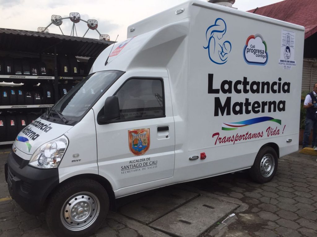 Van transportará leche materna pasteurizada que abastecerá centros médicos de Cali