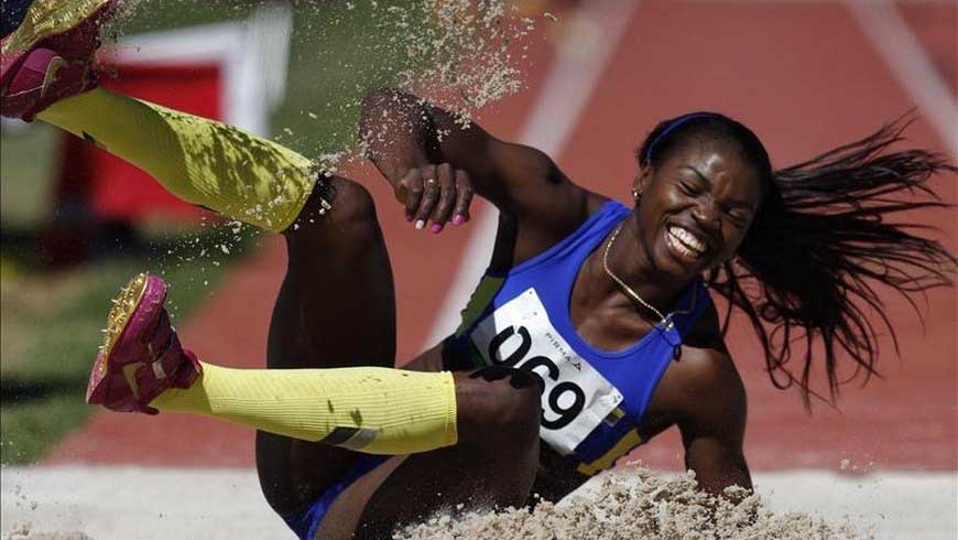 Caterine Ibargüen a dar un nuevo salto para ser la mejor deportista del 2018