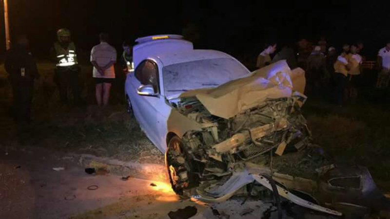 Piques ilegales en Avenida Cañasgordas dejan un joven herido que manejaba un BMW