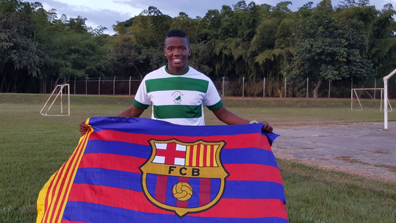 Yeison Tolosa podría ser el primer colombiano en 'La Masía' del Barcelona
