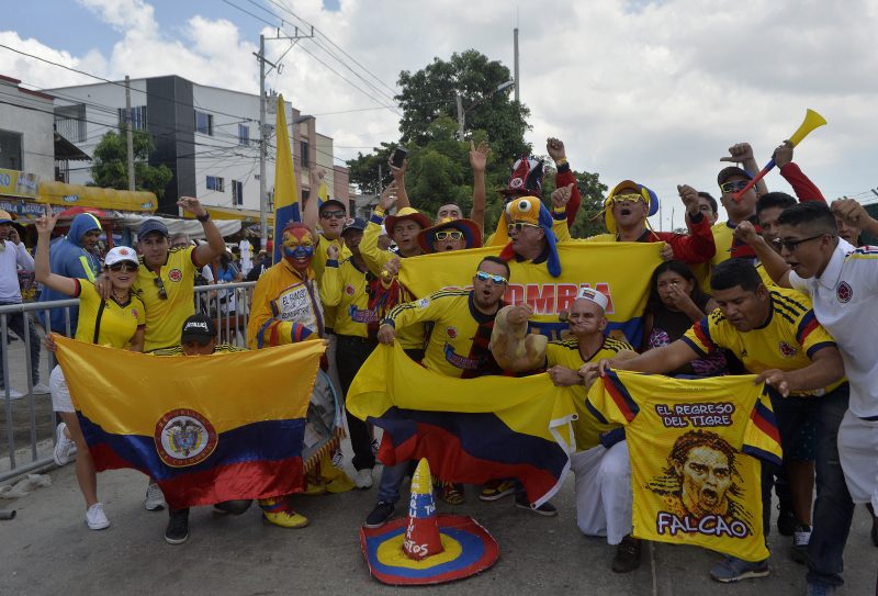 Barranquilla se viste de amarillo para recibir a Colombia en su clasificación al Mundial