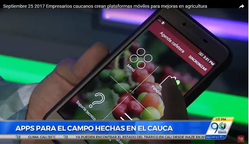 Emprendedores caucanos crearon aplicaciones para facilitar labores del campo