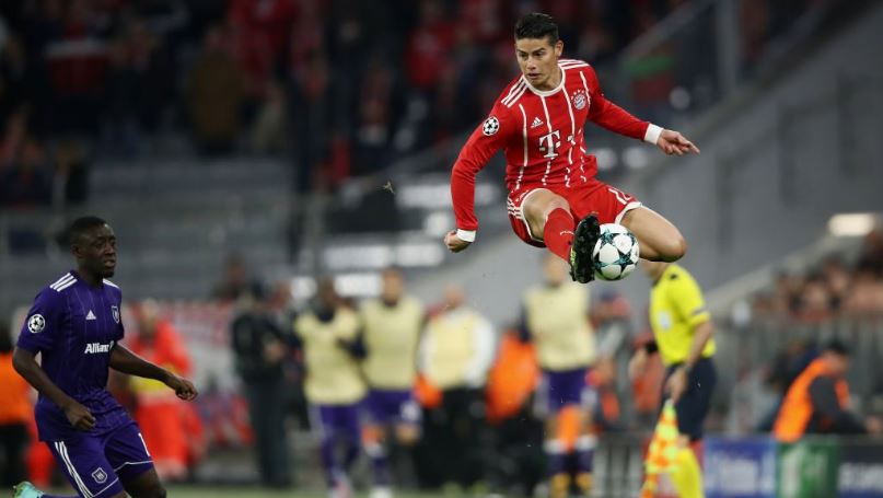 James Rodríguez y Juan Cuadrado figuras en la jornada de Champions League