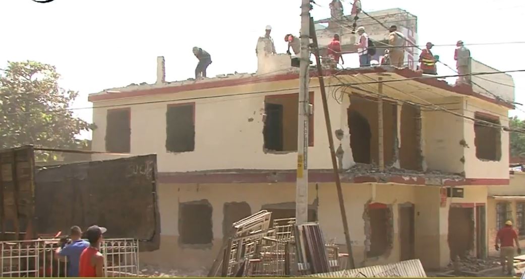 Continúa demolición de viviendas en el Jarillón del río Cauca