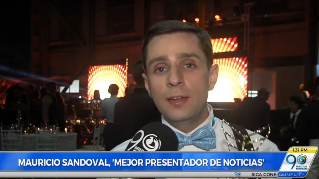 Mauricio Sandoval, galardonado en ‘Premios al talento y moda vallecaucana’