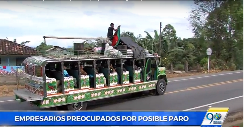 Empresarios del Valle preocupados por efectos que traería bloqueo en la Panamericana