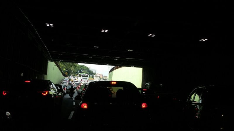 Robo en el 'Mundialista': dejan parcialmente a oscuras túnel de la avenida Colombia