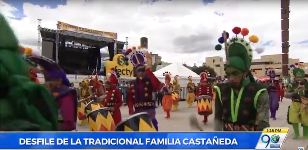 Con el Desfile de la Familia Castañeda, continúa el Carnaval de Pasto