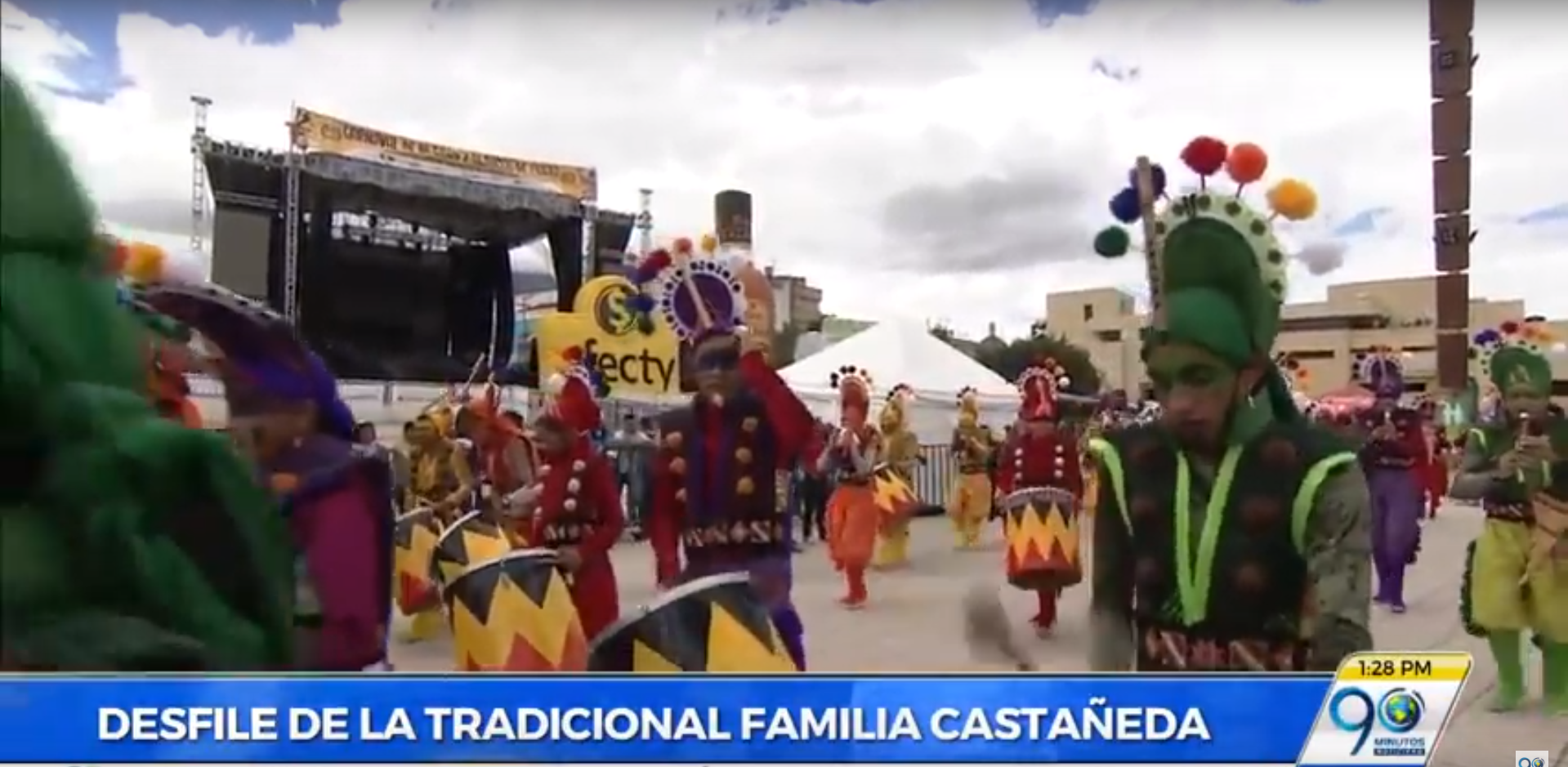 Con el Desfile de la Familia Castañeda, continúa el Carnaval de Pasto