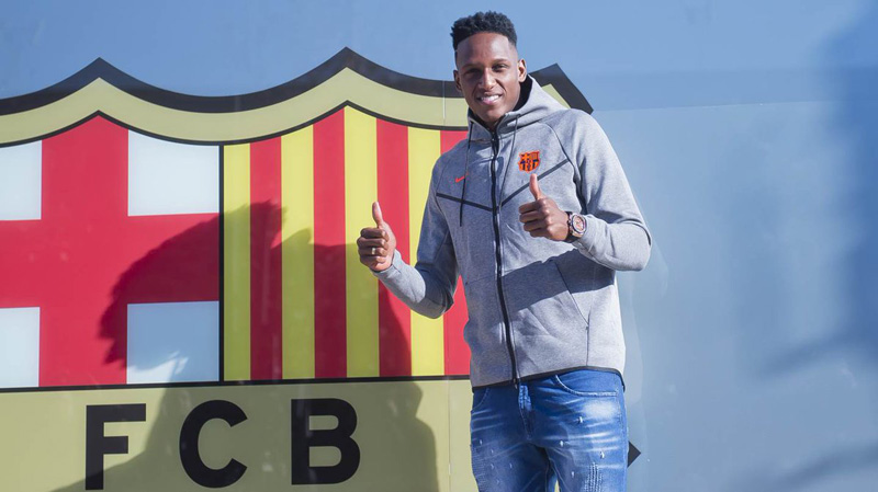 “Estar aquí es un orgullo indescriptible”: Yerry Mina en su primer día en Barcelona