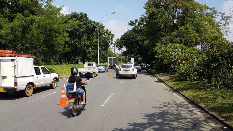 Hombre fue capturado luego de arrollar a dos agentes de tránsito en el norte de Cali