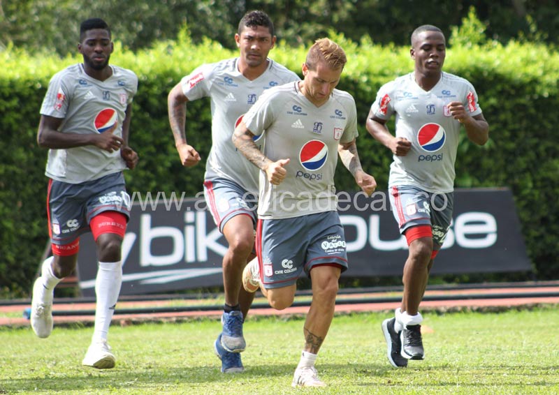 Sin ‘Polilla’ Da Silva, América de Cali inició pretemporada con caras nuevas en Cascajal