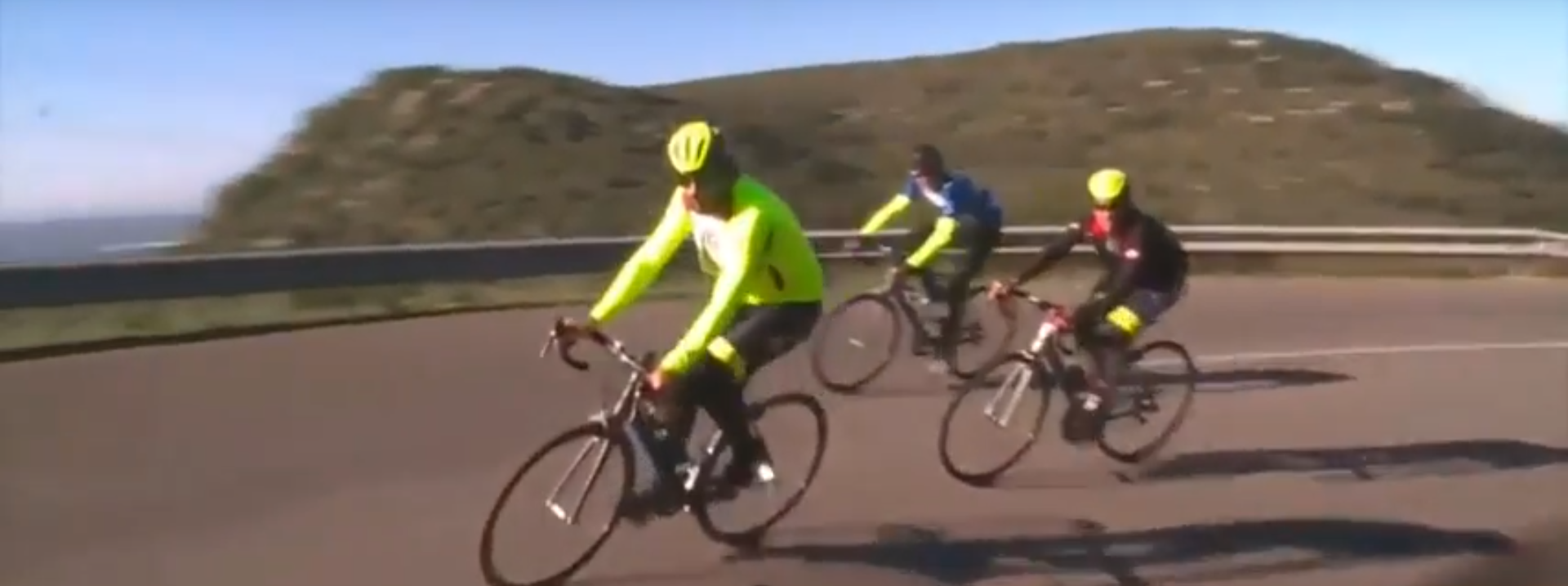 Integrantes del equipo Movistar llegaron a Cali para participar de la carrera 2.1