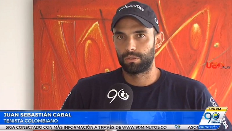 De visita en Cali, el tenista Juan Sebastián Cabal prepara su gira sudamericana