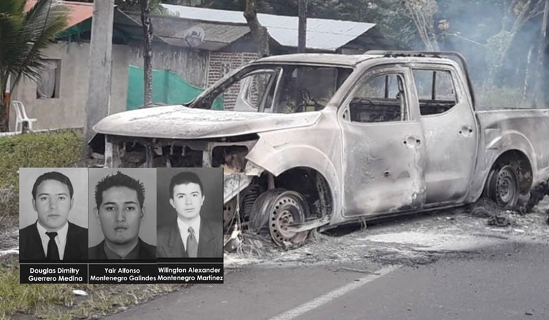 En emboscada asesinan tres agentes del CTI, disidentes de Farc serían los responsables