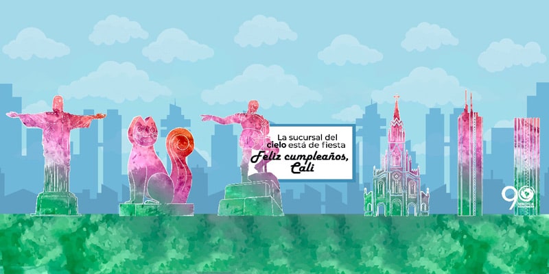 Hoy todos decimos ¡Feliz Cumpleaños Cali! 482 años de orgullo por nuestra ciudad