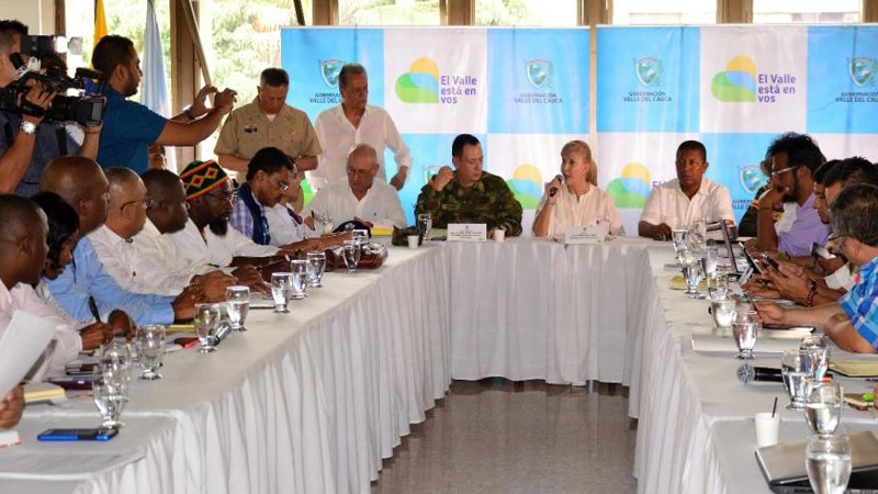 Autoridades del Valle tomarán medidas de protección para líderes sociales amenazados