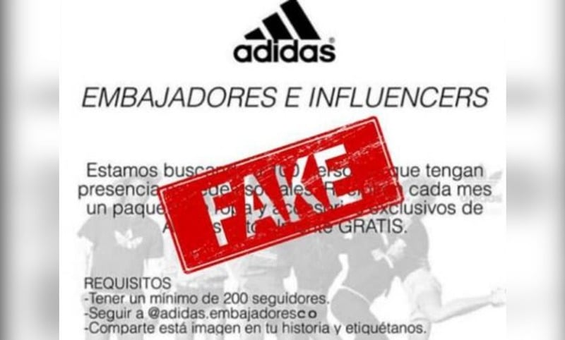 ¿Quieres ser embajador Adidas? lo que hay tras el nuevo viral de Instagram
