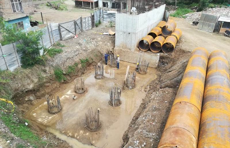 Inició instalación de aisladores sísmicos en el nuevo puente de Juanchito