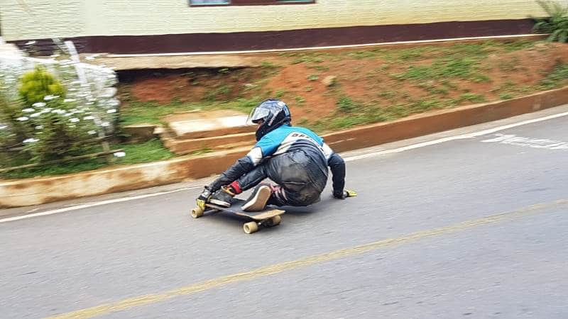 Fotos: corregimiento de La Leonera vibró con el Downhill Skateboarding 2018