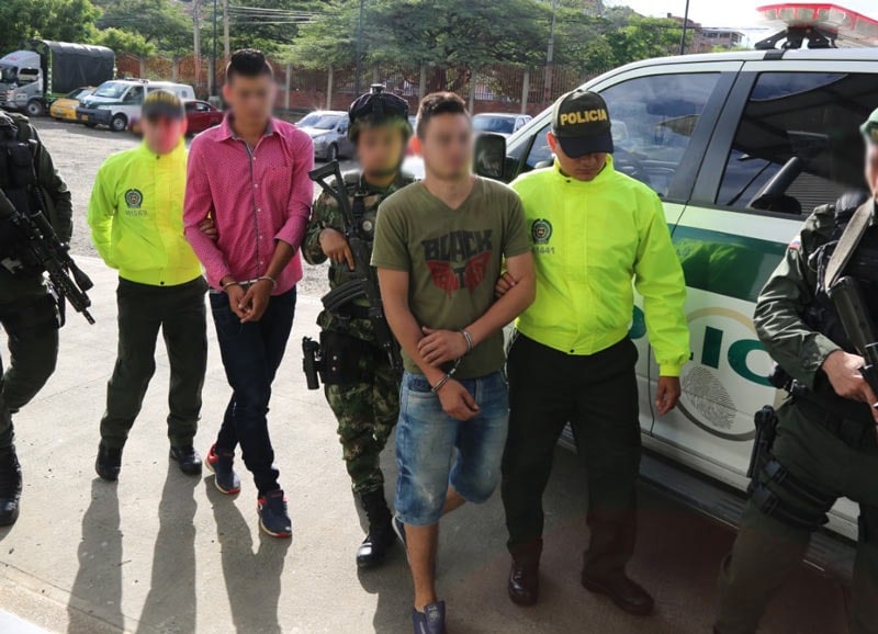 Capturan en Cali a presuntos responsables de múltiple homicidio en El Tarra