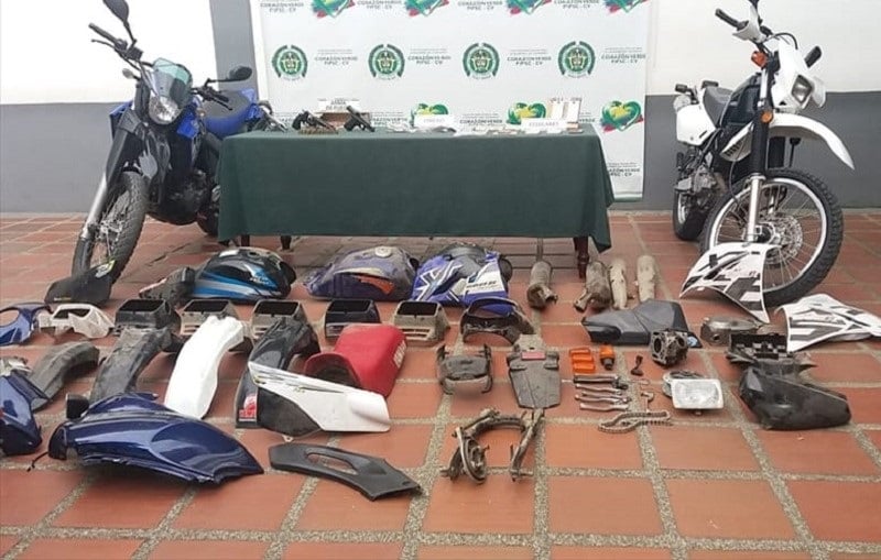Cayó banda 'Los Traviesos', estructura dedicada al hurto de motos en Cali