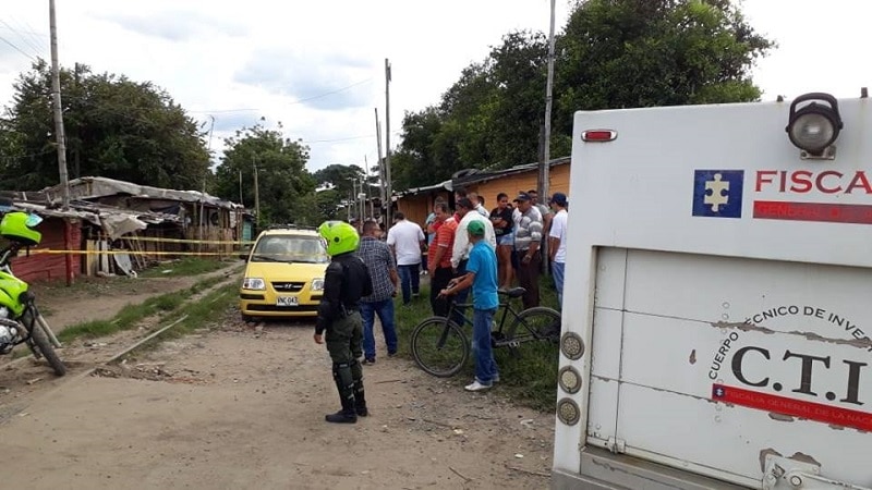 Investigan asesinato de taxista en una invasión ubicada al sur de Tuluá