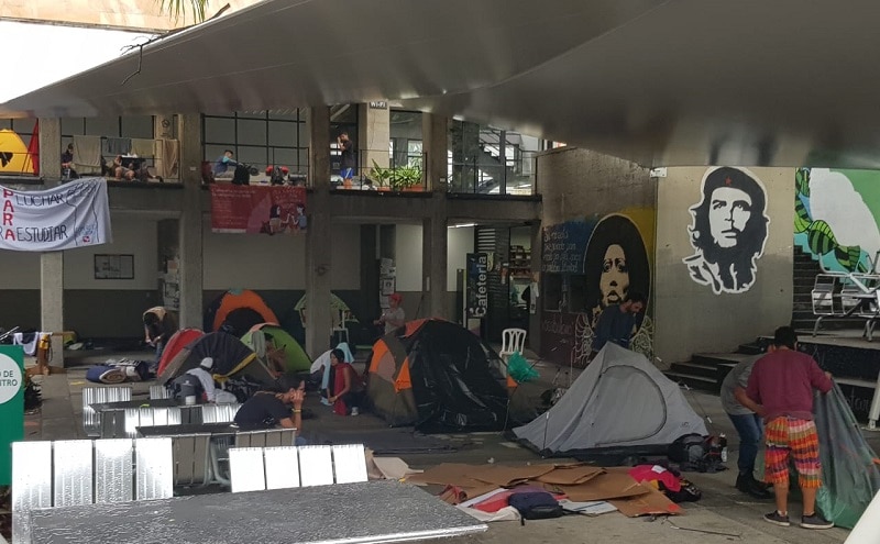 Con breve parada en Univalle, más de 100 estudiantes de Unicauca marchan a Bogotá