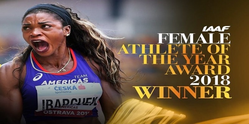 ¡Orgullo colombiano! Caterine Ibargüen es nombrada mejor atleta del año