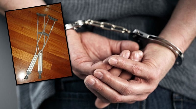 Cárcel a hombre que golpeó con muletas a su hermana embarazada en Cali