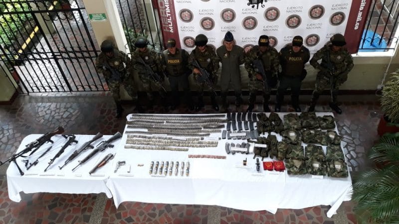 Operación militar en zona rural de Jamundí dejó dos miembros del EPL muertos