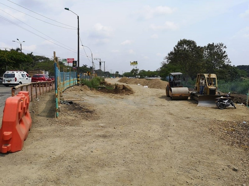 En diferentes frentes, así avanza la ampliación a tres carriles de vía Cali-Jamundí