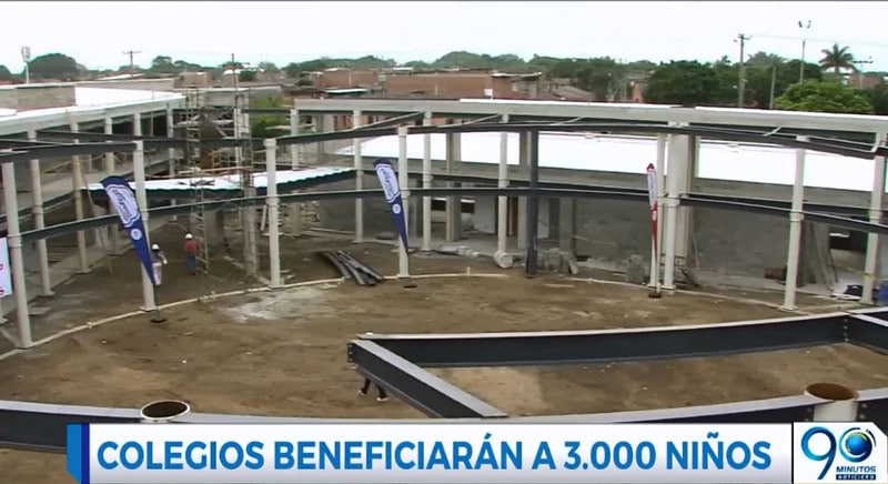 En un 60% avanzan obras de 3 nuevos colegios de Cali, los entregarían en diciembre