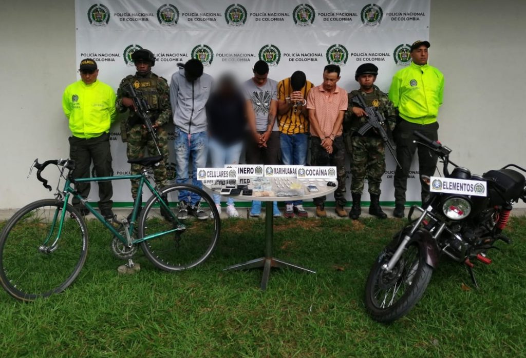 Capturan a 7 personas del grupo delincuencial "Los del obrero" en Palmira
