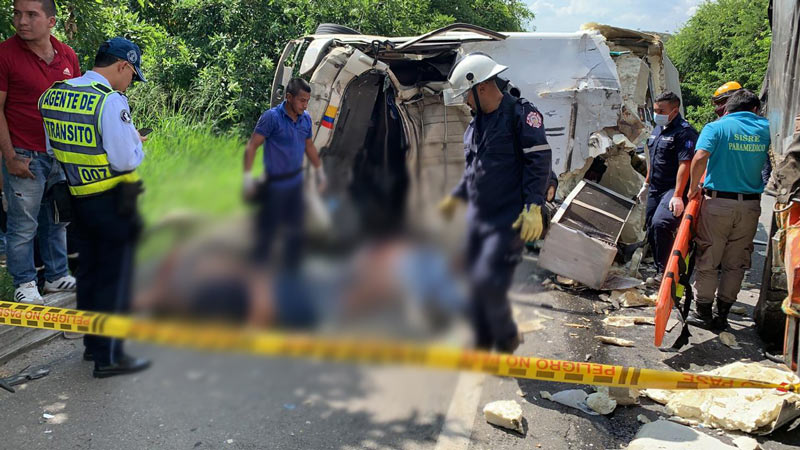 Identificaron a las 3 personas que murieron en fatal accidente en vía Cali - Popayán