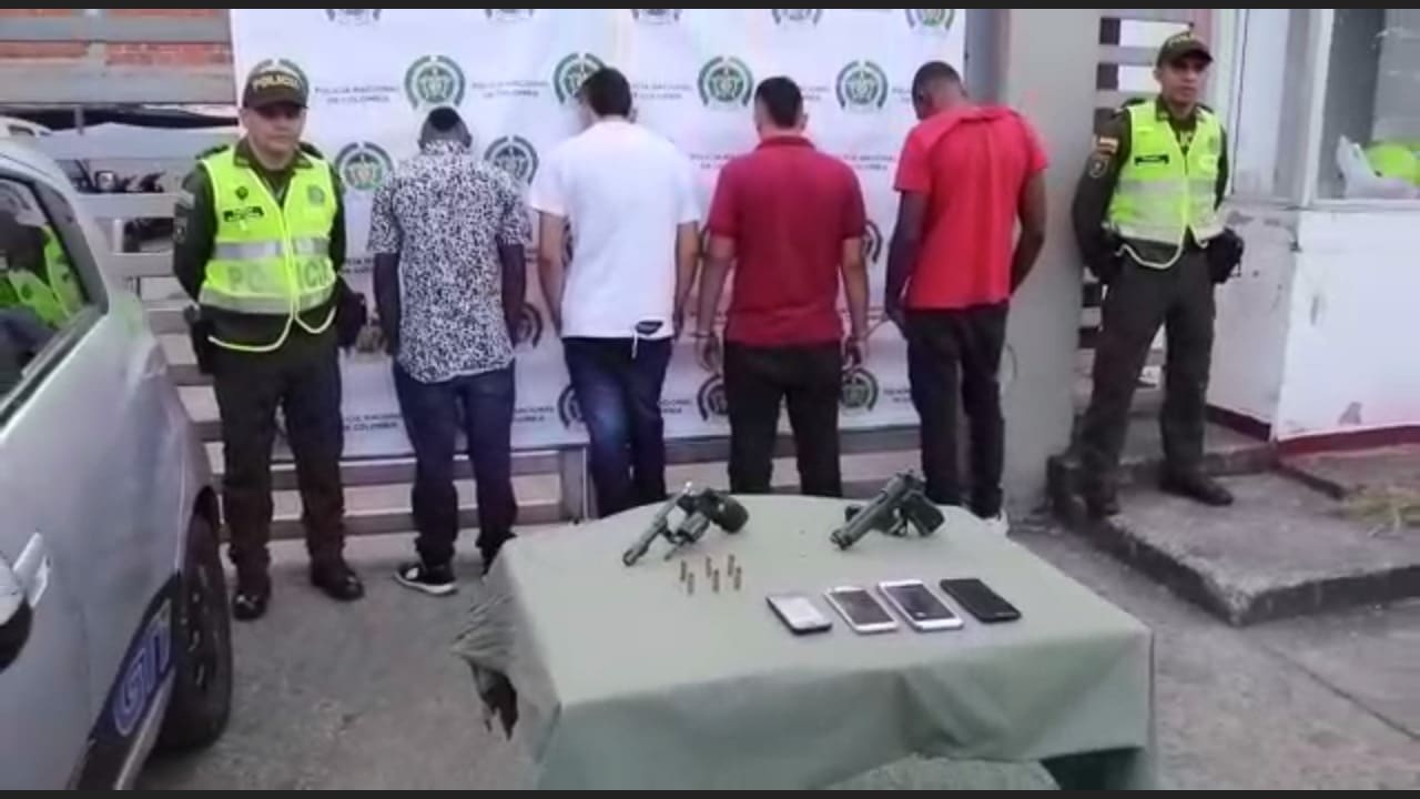 Tras cruce de disparos, cae banda que haría parte de banda de apartamenteros en Cali