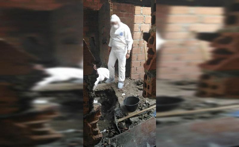 Hallan dos cuerpos en casa abandonada de Cali donde se sentían olores fétidos