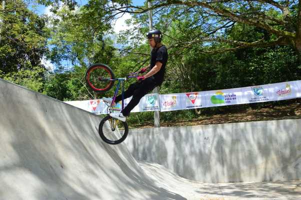 Se inaugura en Obando un Statepark para la práctica de deportes extremos
