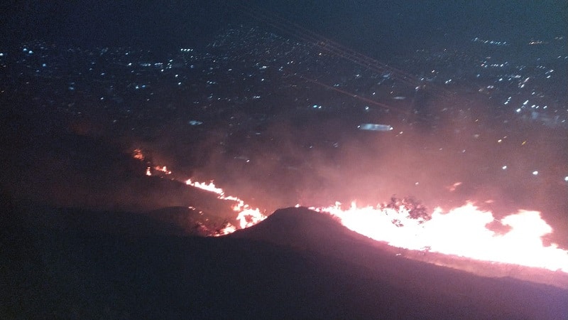 Revelan pistas de quién habría provocado incendio en Yumbo que puso en peligro tres barrios