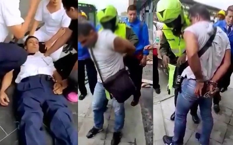 Brutal ataque a conductor del Mío por un hombre que quería colarse en el sistema
