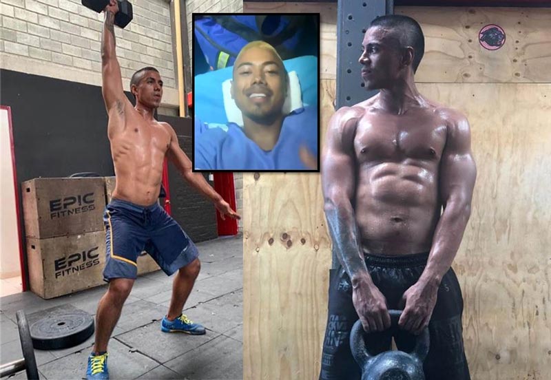 Llegó a Cali Kendo, deportista de crossfit accidentando en un vehículo en Aruba