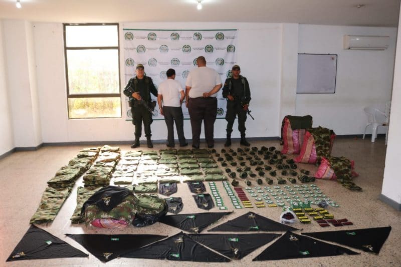 Hallan prendas de uso militar en un bus intermunicipal con destino a Nariño