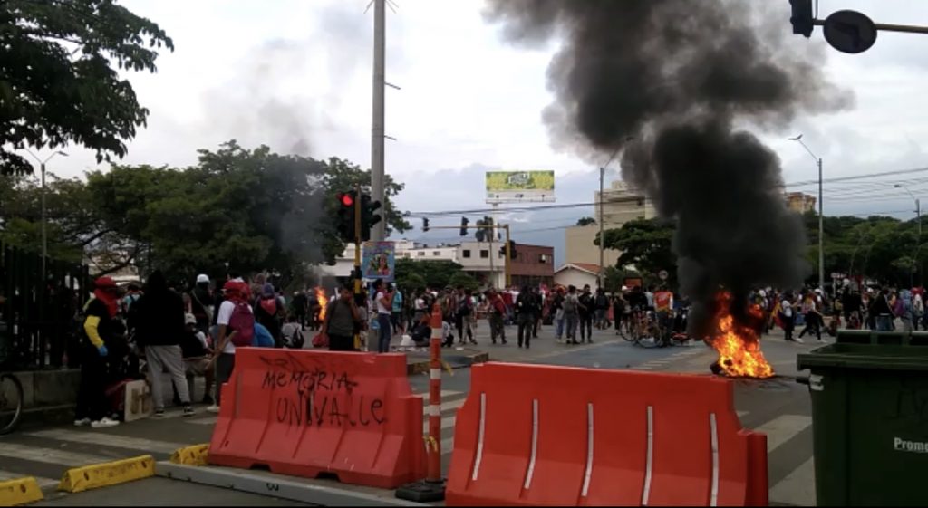 Así avanza el paro nacional del 21 de noviembre en Cali