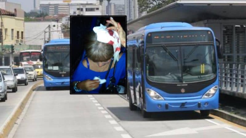 Ataque vandálico contra bus del Mío, deja a una persona herida