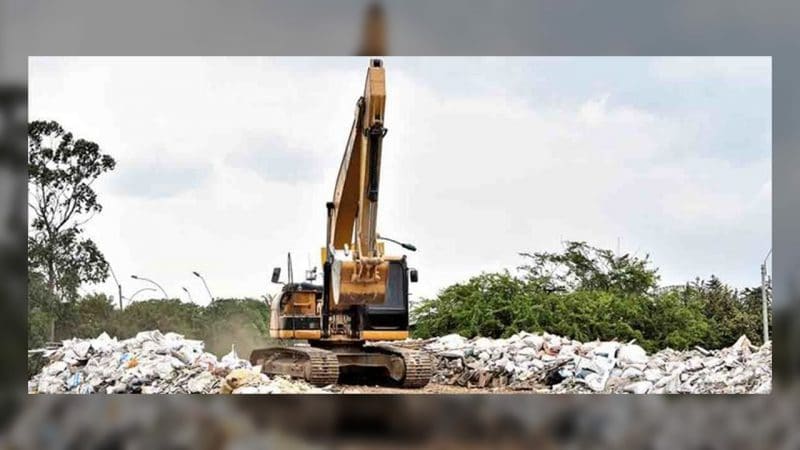 Una vez más, inicia evacuación de residuos sólidos de escombrera de la Carrera 50